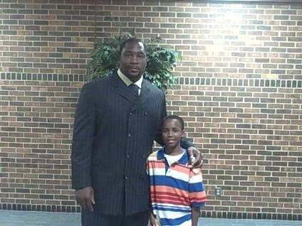 My son Jordan & Cowboys Marcus Spears