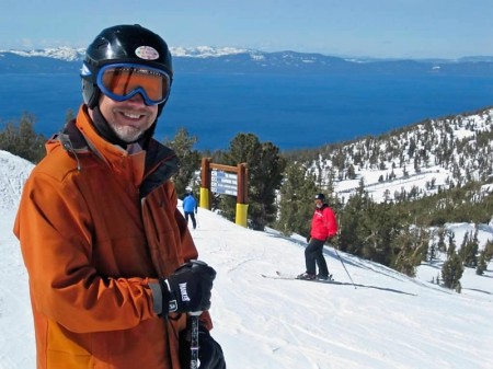Skiing at Heavenly, Lake Tahoe