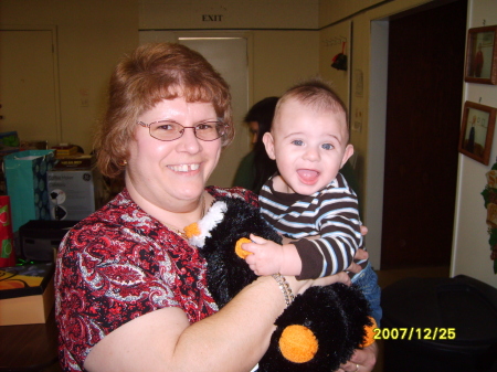 This is my grandson, Camden, and me-Dec. 07