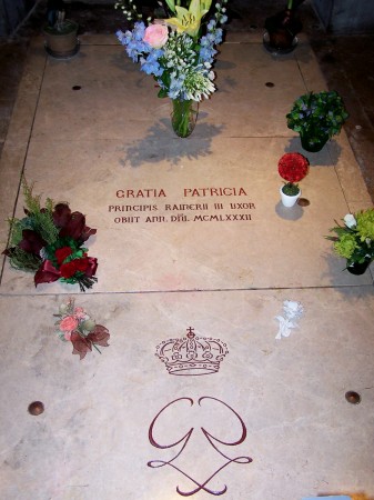 Princess Grace's tomb