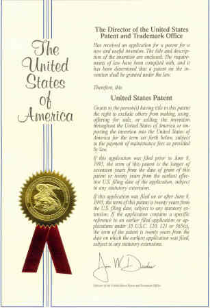 My 2nd U.S. Patent