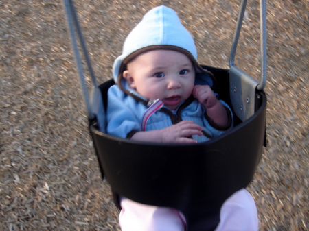 Aubrey at the park