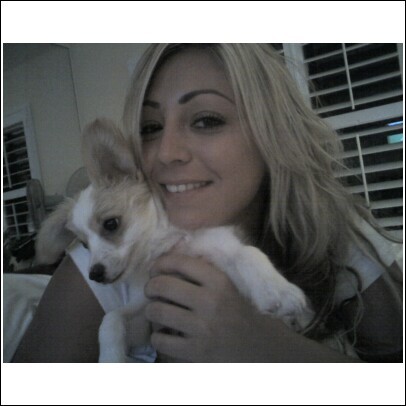 My daughter Britt and Gizmo...awh