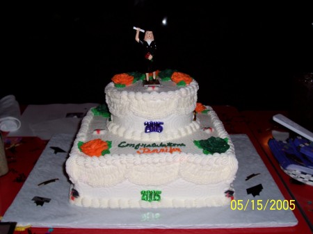 Jen's Graduation Cake