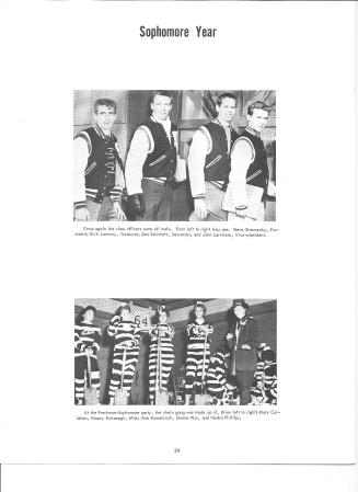 Thomas Veda's album, 1963 Servite High School Yearbook