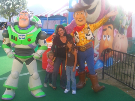 Me and my girls at El Cap Toy Story 3 perhaps?