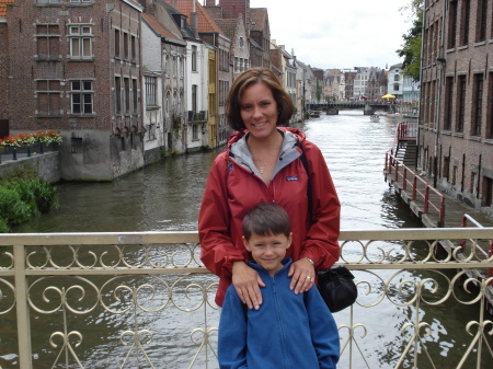 Brandon and me at Ghent, Belguim- Aug.2008