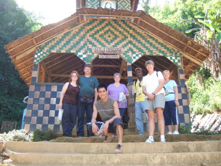 Group picture of one of early tour groups