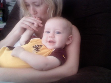 SAM THE SUNDEVIL AND HIS MOM