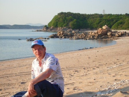 Me on Muui island on South Korea's West Sea
