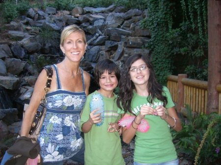 Me and my 2 kids- Hells Gate Trip-July '08