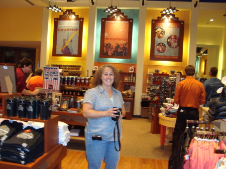 Me browsing at the Grand Ole Opry gift shop