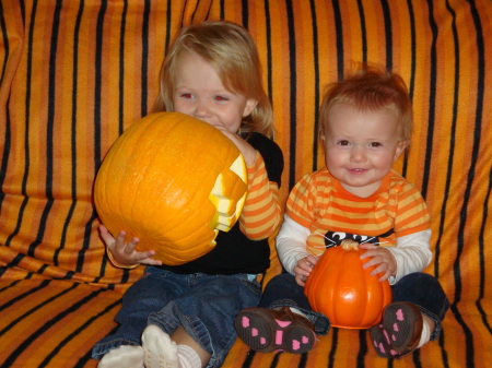 Granddaughters Lucy & Abigail