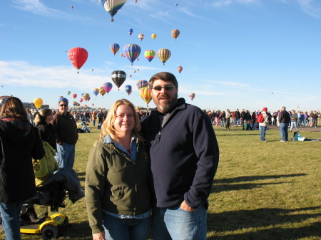 Me and Waylon at Balloon Fiesta