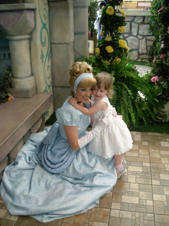 Brenna and her favorite princess!