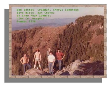 Snow Peak Summit, Oregon 1978