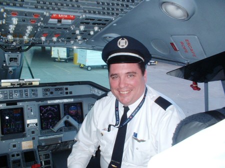 Me in the cockpit