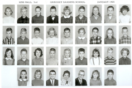 1965 January, 3rd gr, Miss Barbara Hall