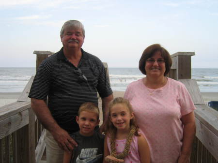 Me,Hubby David,and grandkids Max and Maddie