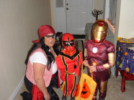 Halloween 2008-me & my boys