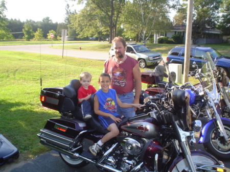 my two boys with their Grandpa