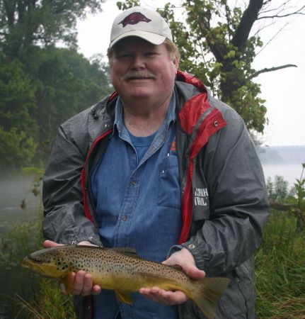 On the White River about 100 pounds ago!