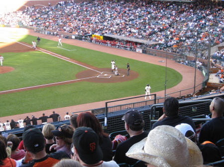 View from our club level seats