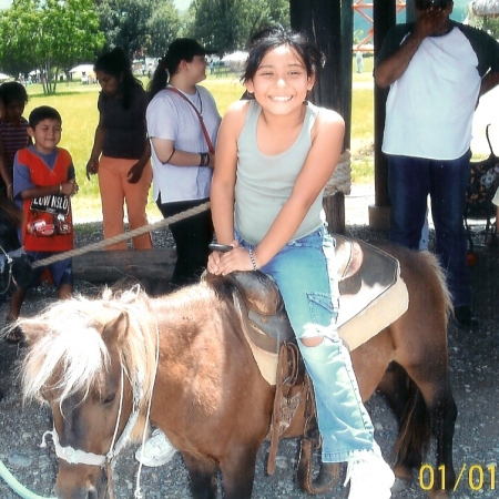 Deyna on a Pony...