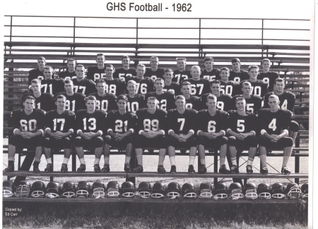 GHS 1963 Football Team