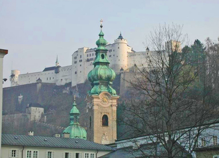 Church Spires and HohenSalzburg