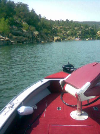 Cruising Navaho Lake, New Mexico