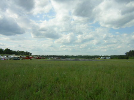 The runway at Cable, WI.