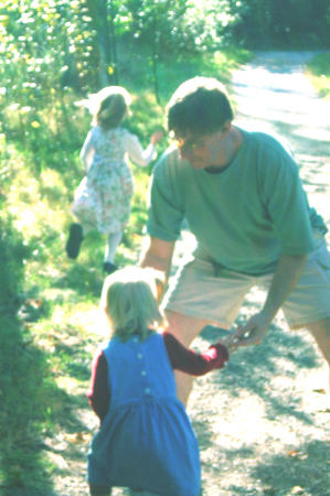 Rob with kids