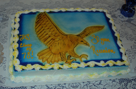 30th reunion cake