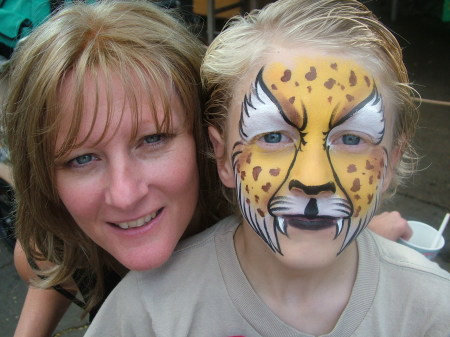Me and my boy at Animal Kingdom, 2007