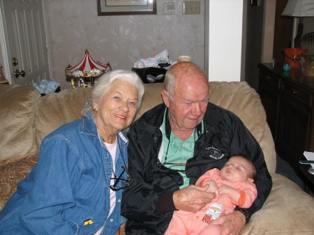 My Mom and Dad with newborn Tyler