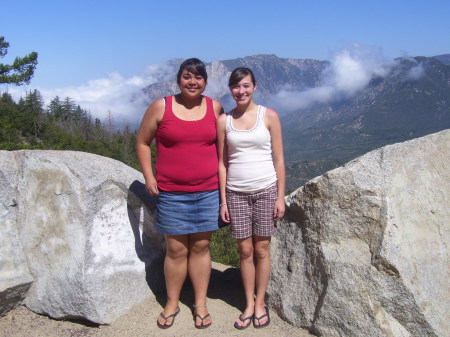 Jessica and Sara in Big Bear