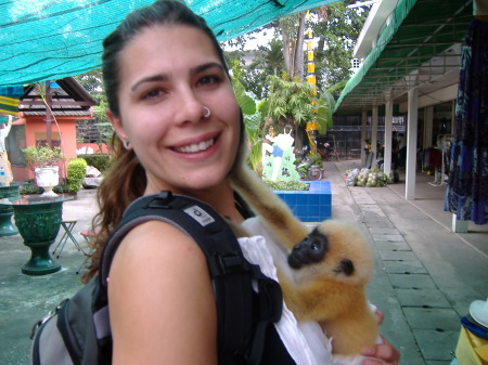 Daughter Courtney in Thailand