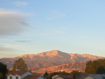 Sunrise on my deck