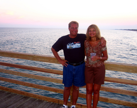 Jeff and Teri at Atlantic Beach, NC