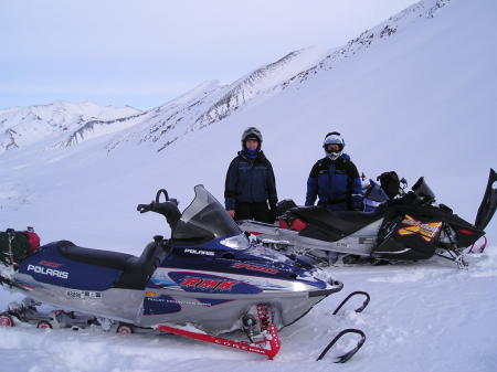 Riding in the Alaska Range