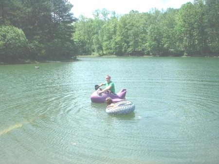 Our lake behind our house