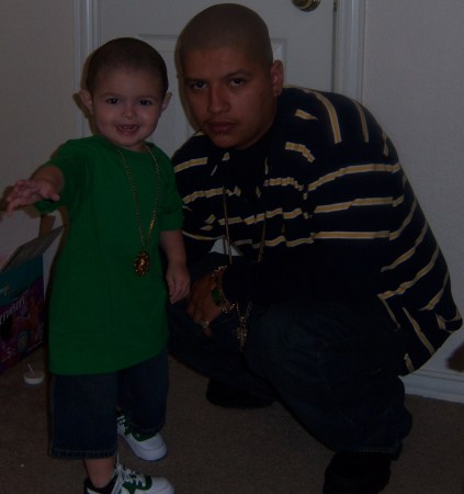 Me and my youngest son.