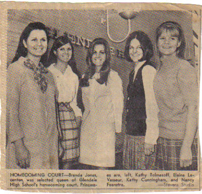 1969 Homecoming Court