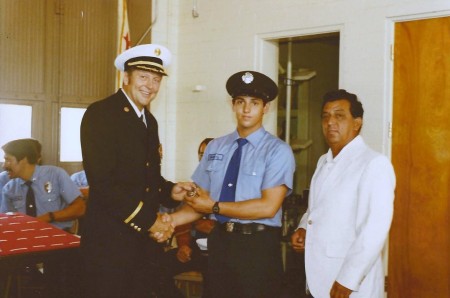1981 - Badge Ceremony, 21 years old.