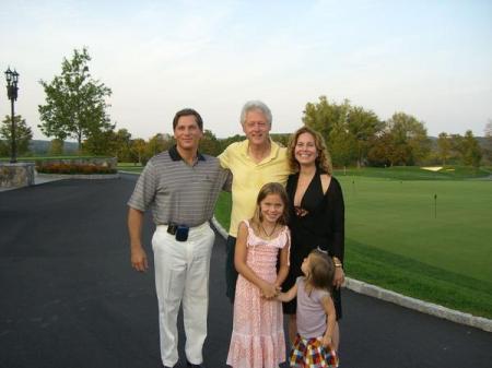 My Brother, Dean, family & Bill Clinton
