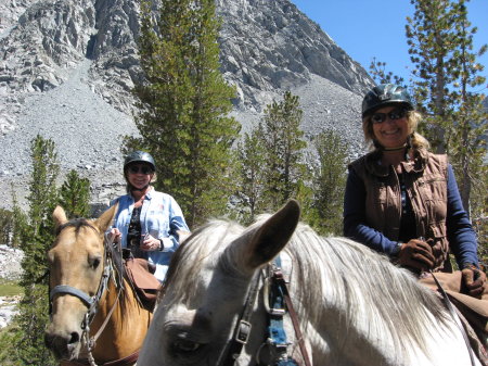 Riding in the High Serria's of Cal in 2009