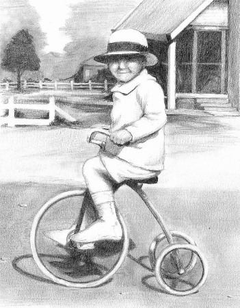 Boy on a bike