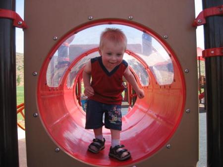 Ashton Playing at the park