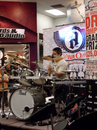 Guitar Center "Drum off" Store Finals 2008.